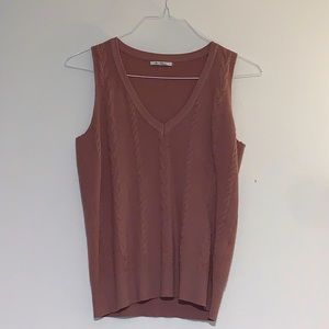 Mauve Sweater Vest